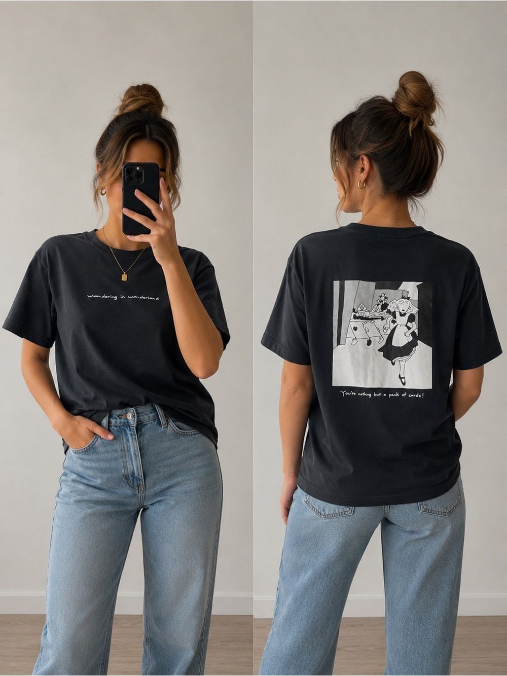 Uniqlo / Disney Limited Edition Wandering in Wonderland Rare T-shirt Size L